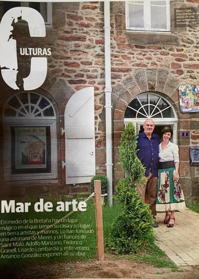 Bed and Breakfast La Tocade Del Arte - Dinan Lanvallay Exterior foto